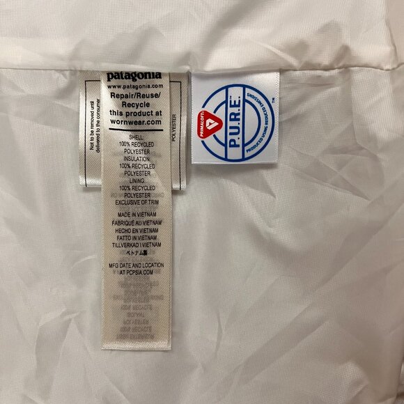 NEW Patagonia Women's Nano Puff Vest Birch White Sz S - Picture 6 of 12